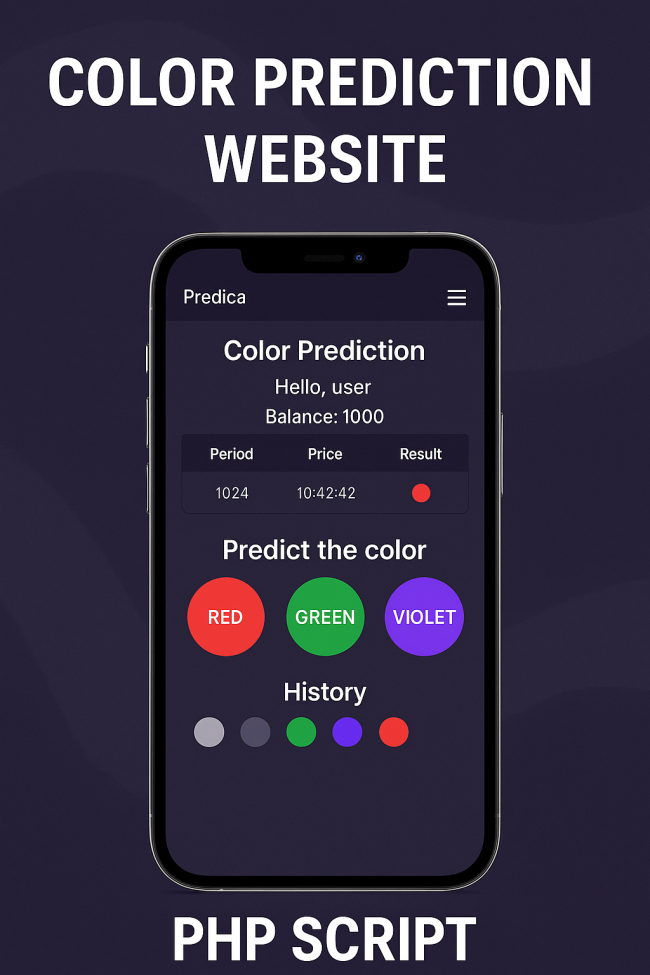 Color prediction website PHP Script Download - Image 3
