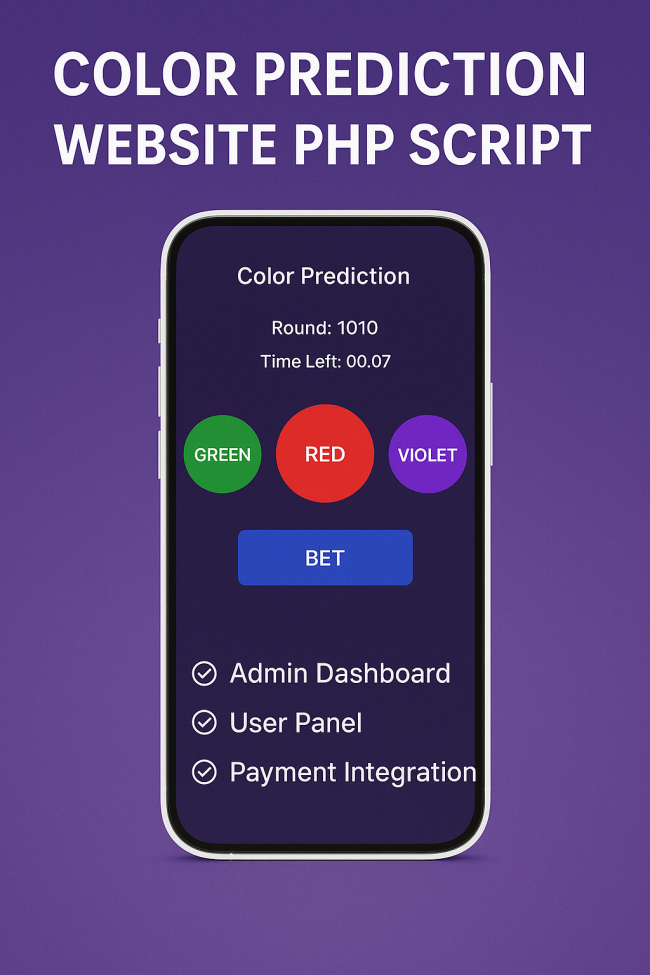 Color prediction website PHP Script Download - Image 2