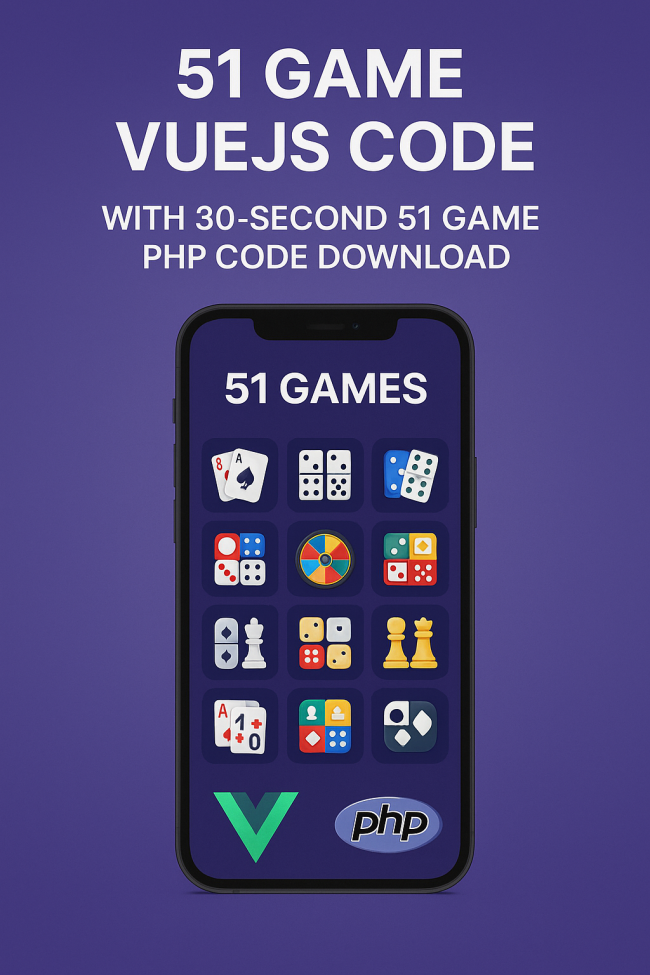 51 Game Vuejs Code with 30 Second | 51 Game PHP Code Download - Image 4
