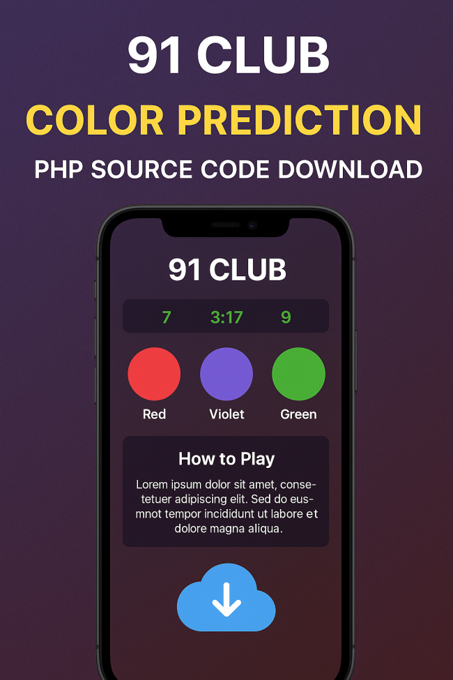 91 Club Color Predication PHP Source Code Download - Image 2