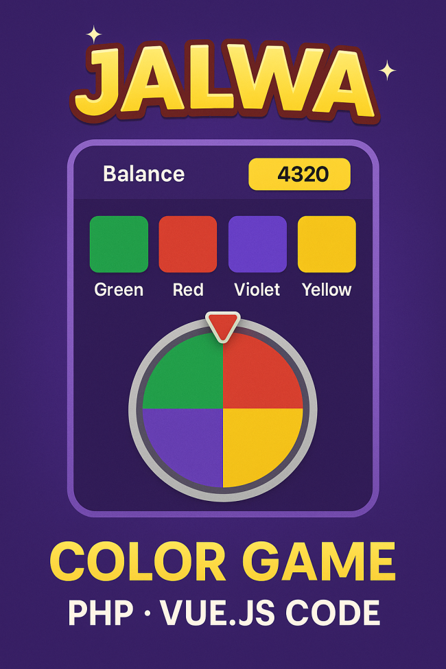 Jalwa Game Color Game PHP Veu Js Code - Image 4